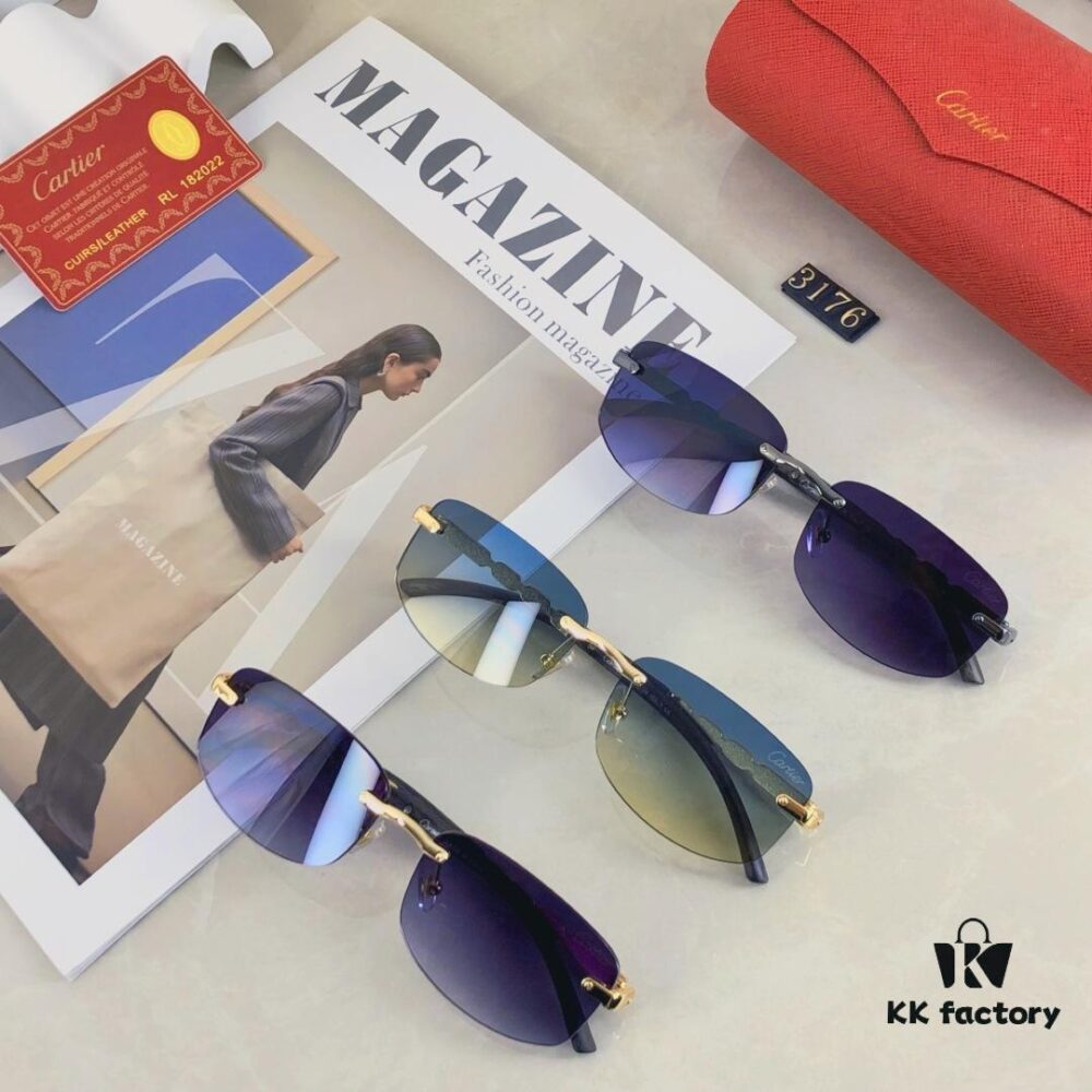 Cartier New Fashion Sunglasses Unisex Stylish Sun Glasses for Casual Travel and Outdoor Use