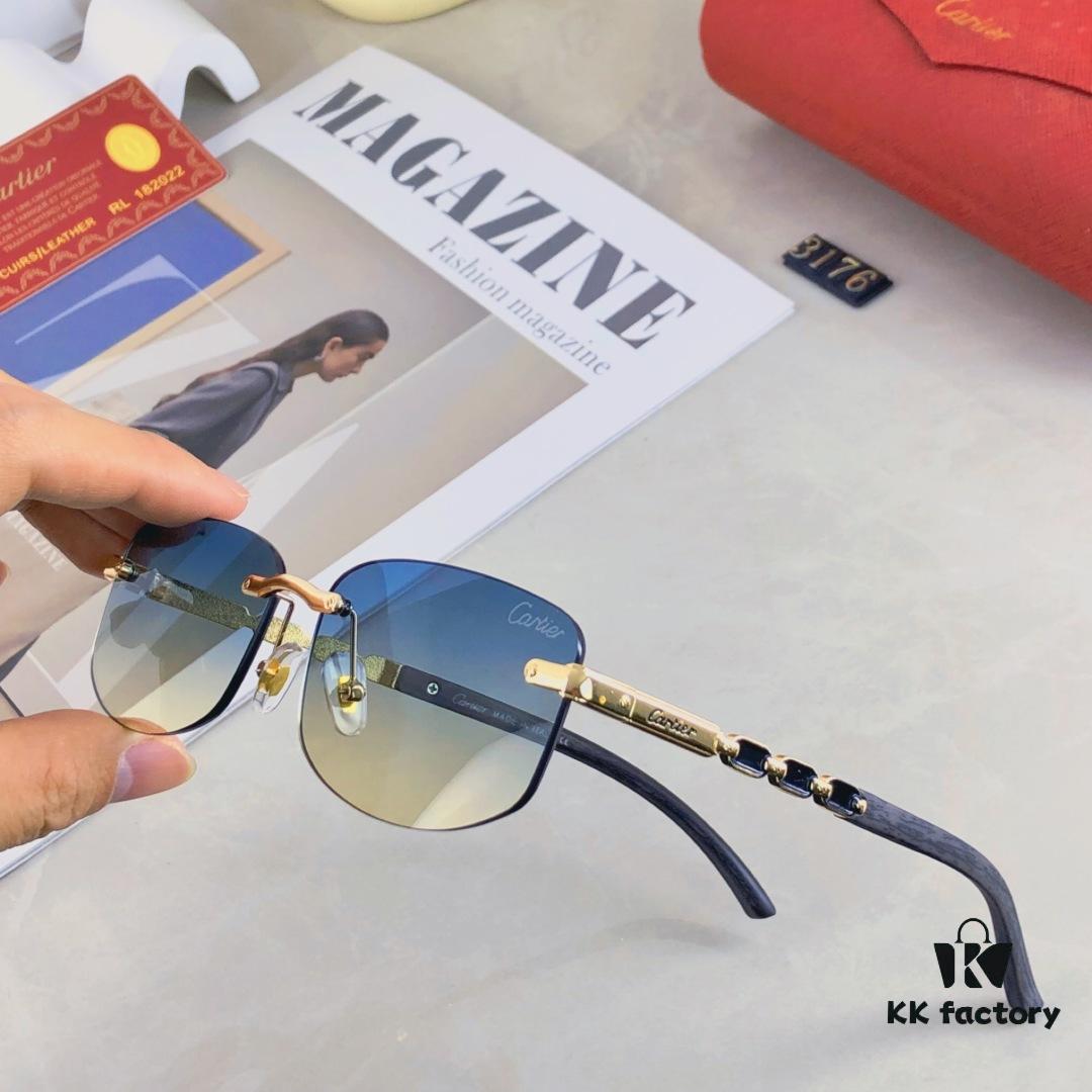 Cartier New Fashion Sunglasses Unisex Stylish Sun Glasses for Casual Travel and Outdoor Use