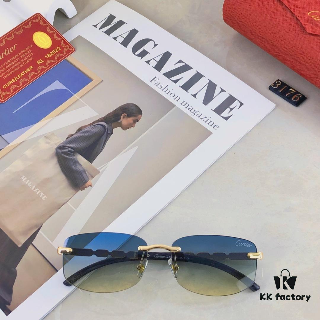 Cartier New Fashion Sunglasses Unisex Stylish Sun Glasses for Casual Travel and Outdoor Use