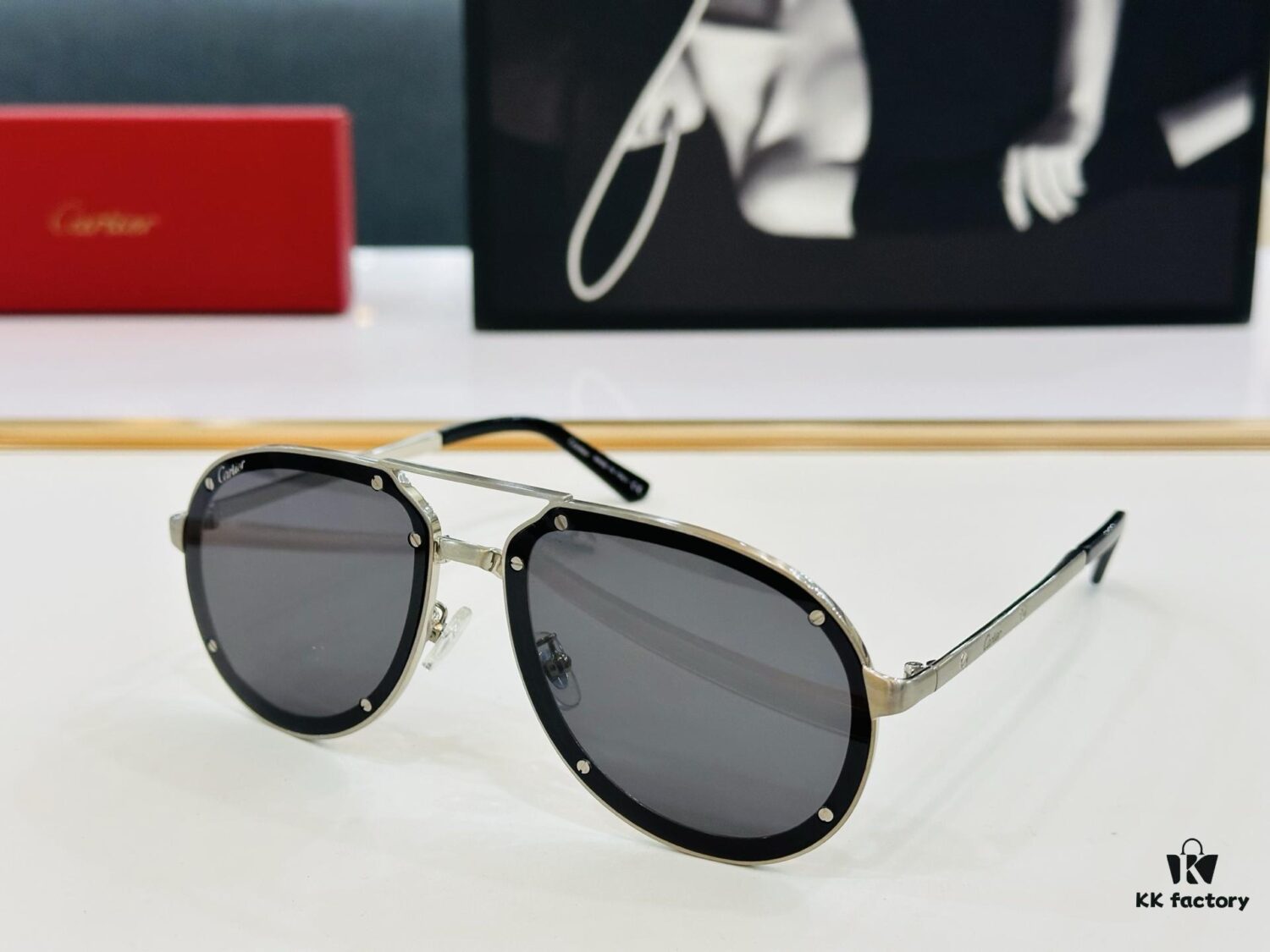 Cartier Classic Sunglasses MODEL: CT0195S Size: 60□17-140 Driving Sunglasses
