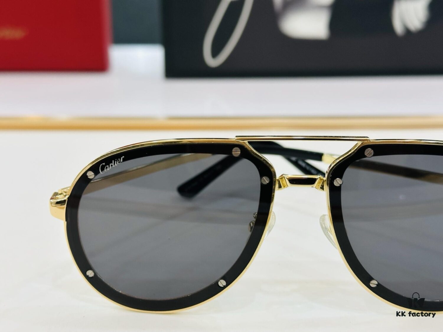 Cartier Classic Sunglasses MODEL: CT0195S Size: 60□17-140 Driving Sunglasses