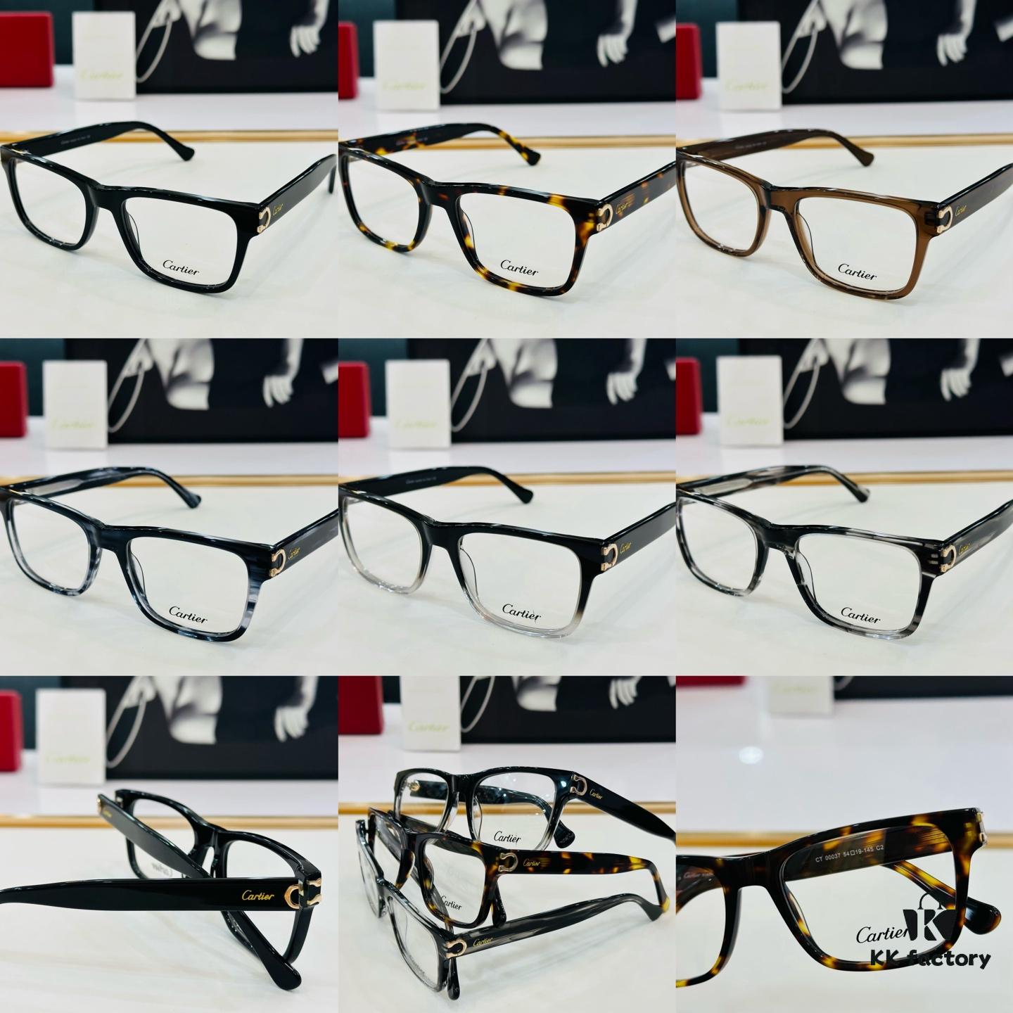 Cartier CT00037 Size: 54□19-145, Small Frame, Universal Fit, Minimalist and Elegant, Stylish Unisex Sunglasses