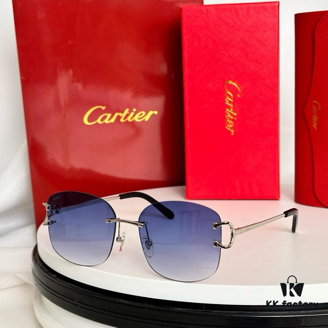 110 ‼️ Original Cartier MODEL: CT0032RS SIZE: 52-19-145 Sunglasses