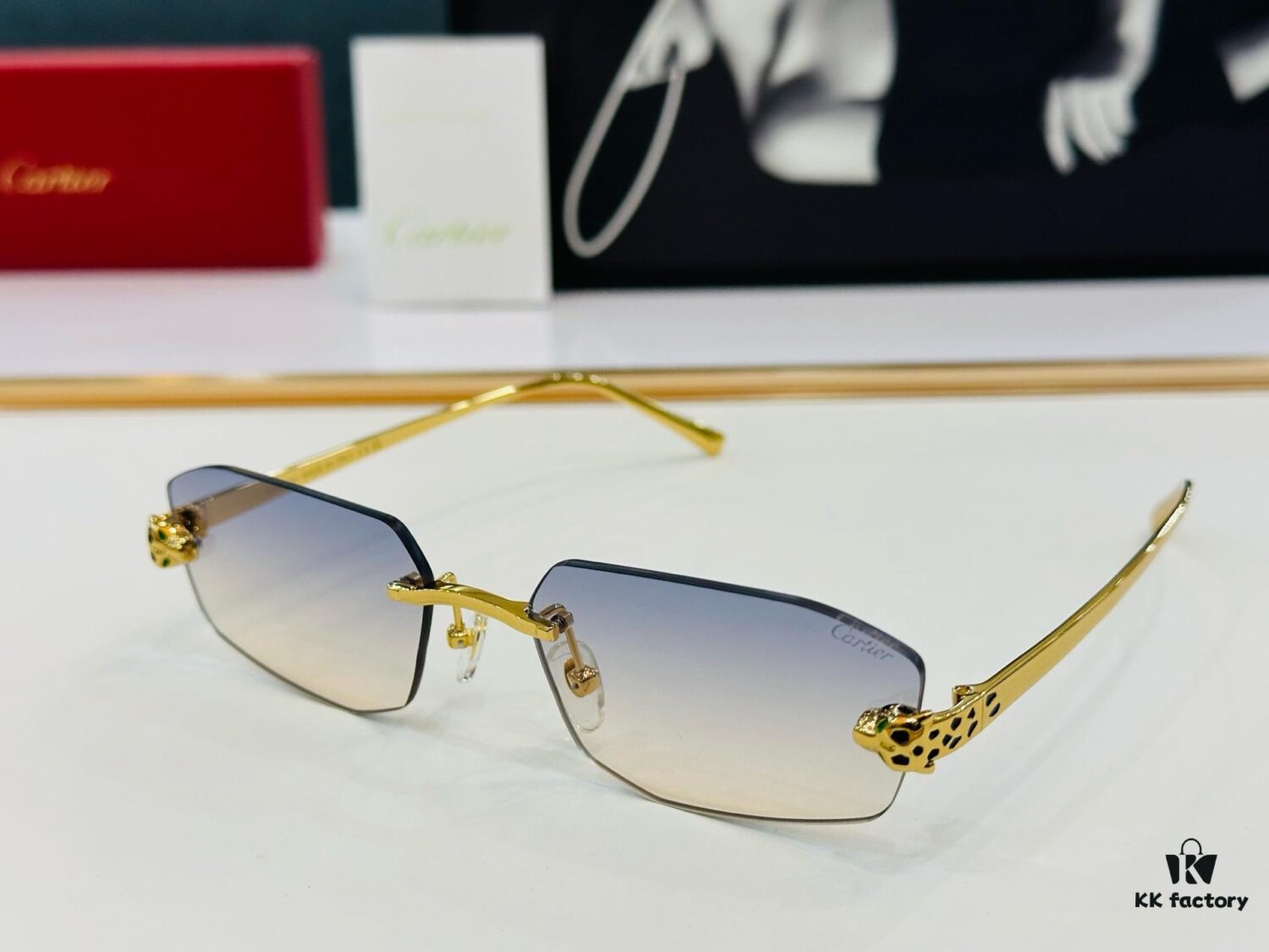 New Arrival Cartier CA Model CT0474S Size 58-18-140 High-Quality Brand Iconic Driving Sunglasses