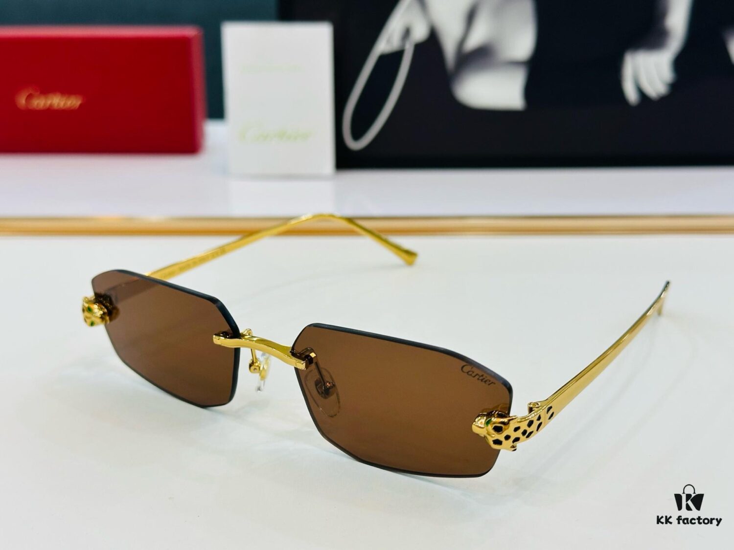 New Arrival Cartier CA Model CT0474S Size 58-18-140 High-Quality Brand Iconic Driving Sunglasses