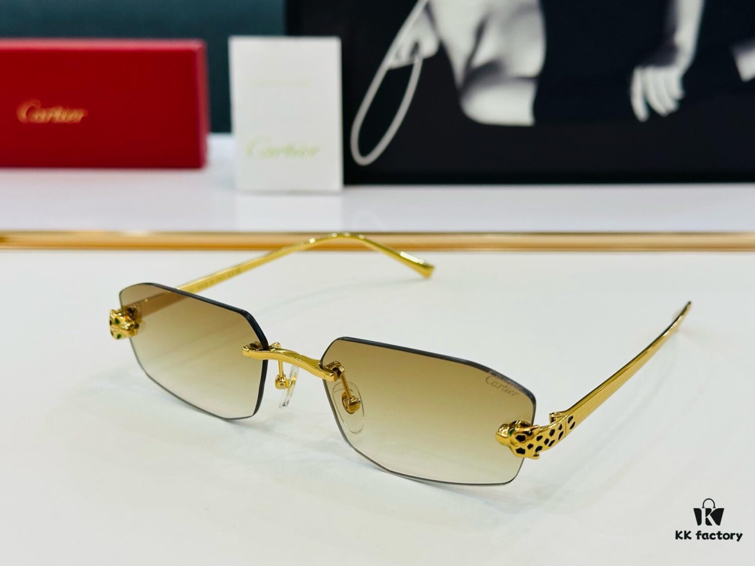 New Arrival Cartier CA Model CT0474S Size 58-18-140 High-Quality Brand Iconic Driving Sunglasses