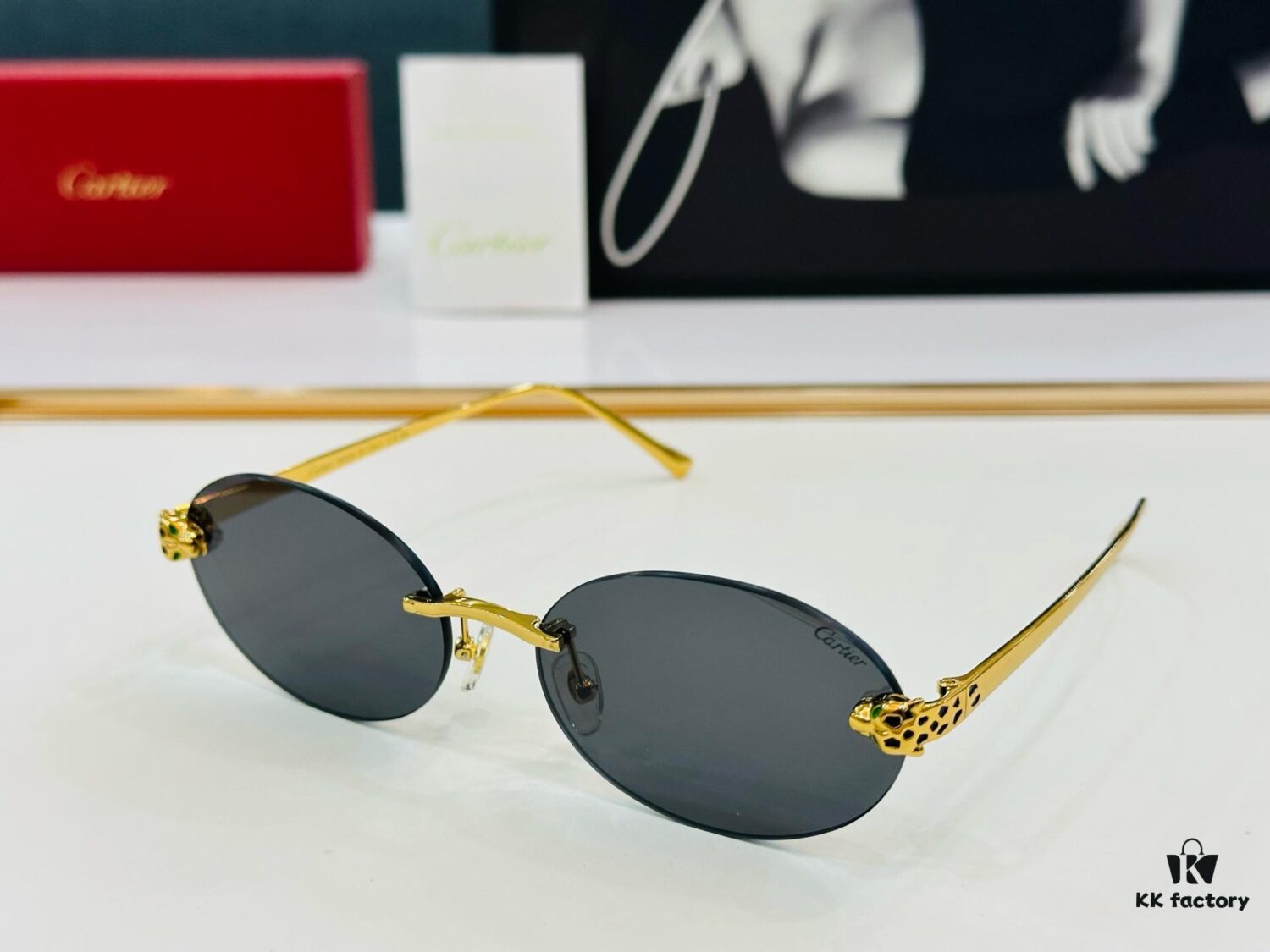 New Arrival Cartier Model: CT0475S Size: 60□18-140 High-Quality Brand Iconic Driving Sunglasses