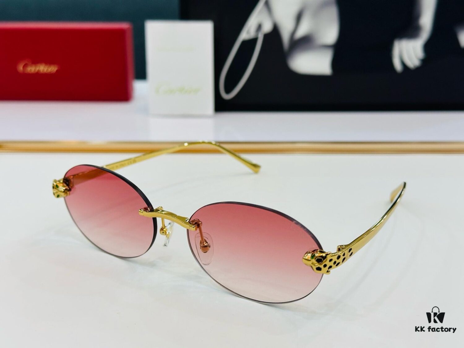 New Arrival Cartier Model: CT0475S Size: 60□18-140 High-Quality Brand Iconic Driving Sunglasses