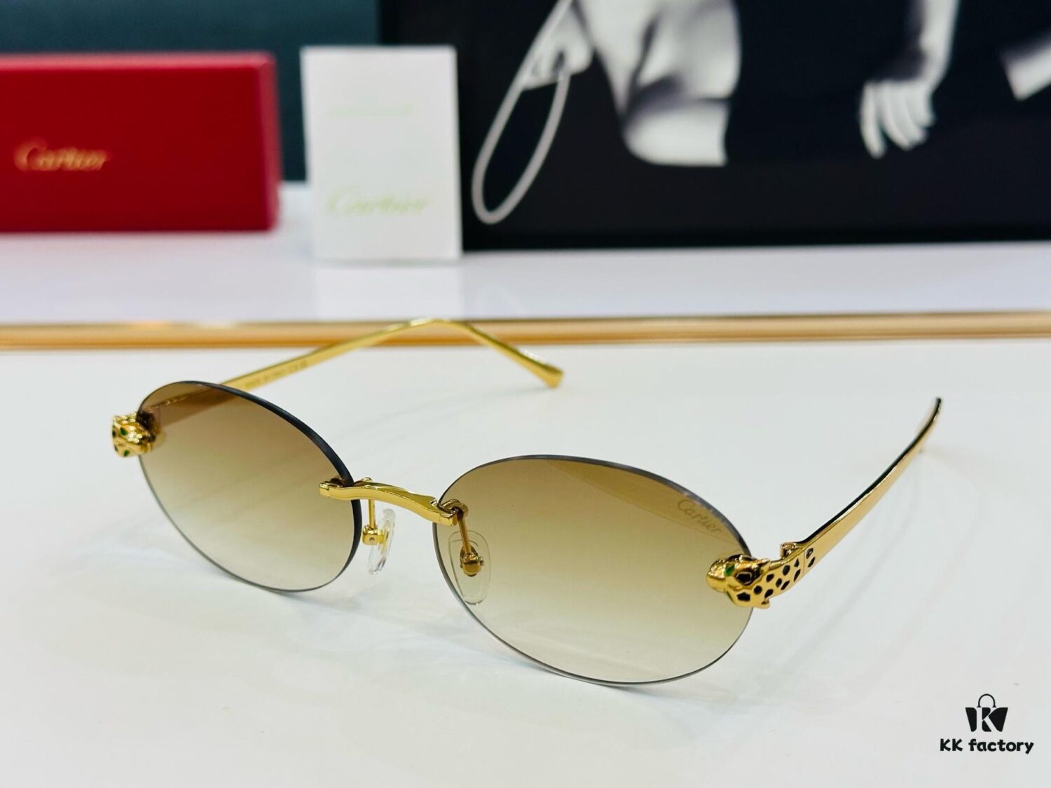 New Arrival Cartier Model: CT0475S Size: 60□18-140 High-Quality Brand Iconic Driving Sunglasses