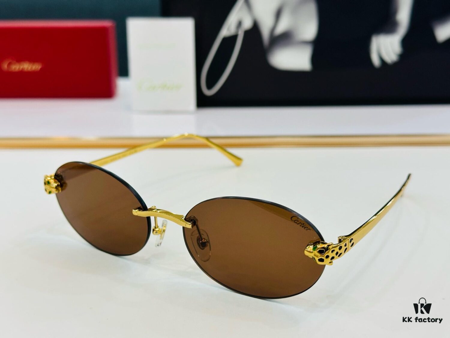 New Arrival Cartier Model: CT0475S Size: 60□18-140 High-Quality Brand Iconic Driving Sunglasses