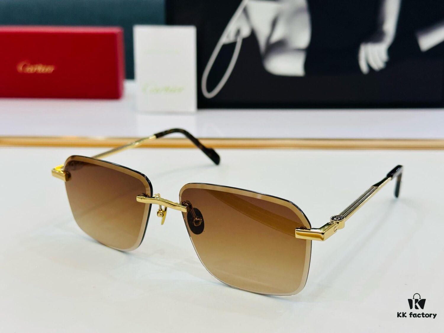 New Arrival Cartier CA Model CT0501S Size 60-15-145 High-Quality Brand Iconic Driving Sunglasses