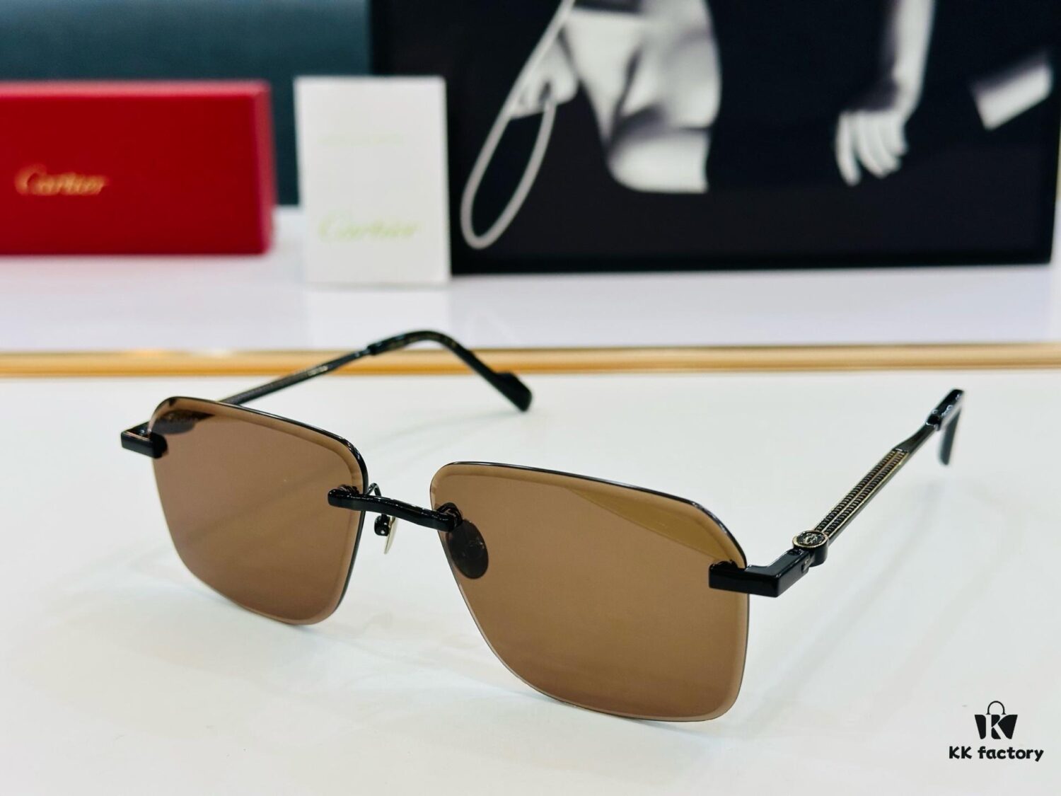 New Arrival Cartier CA Model CT0501S Size 60-15-145 High-Quality Brand Iconic Driving Sunglasses