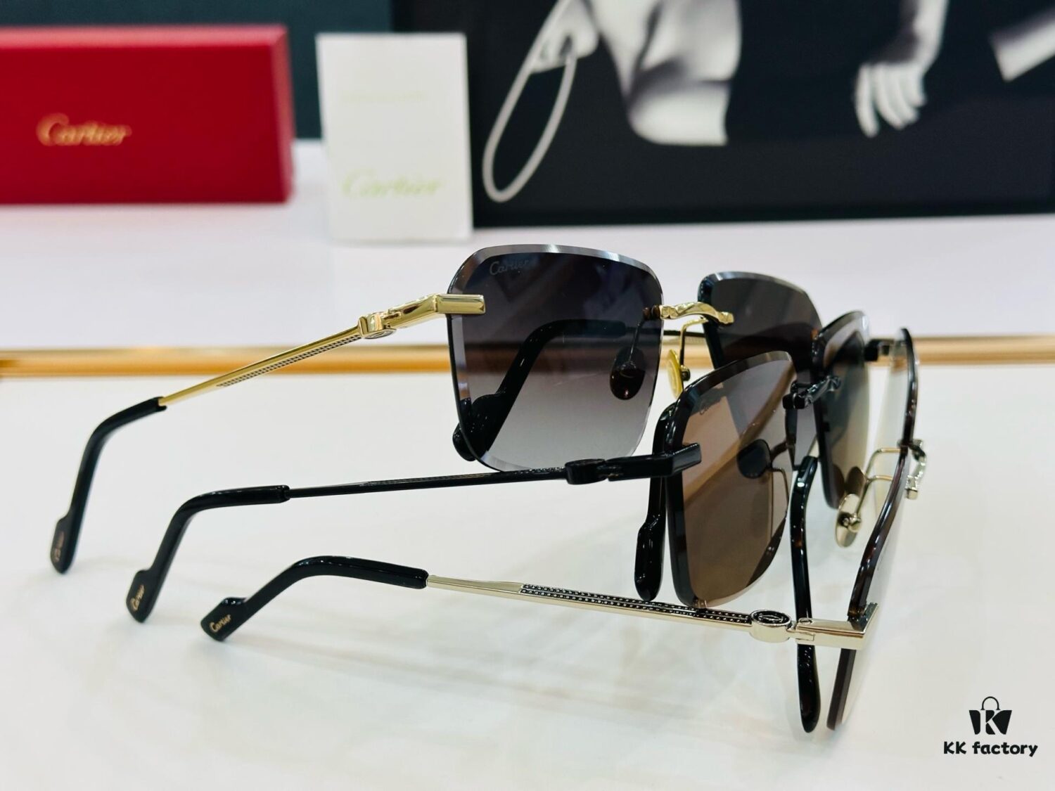 New Arrival Cartier CA Model CT0501S Size 60-15-145 High-Quality Brand Iconic Driving Sunglasses