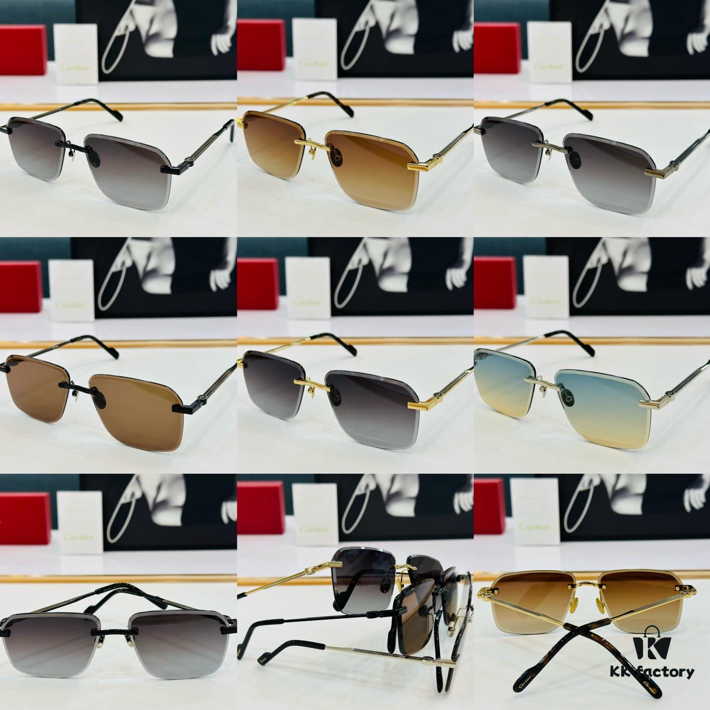 New Arrival Cartier CA Model CT0501S Size 60-15-145 High-Quality Brand Iconic Driving Sunglasses