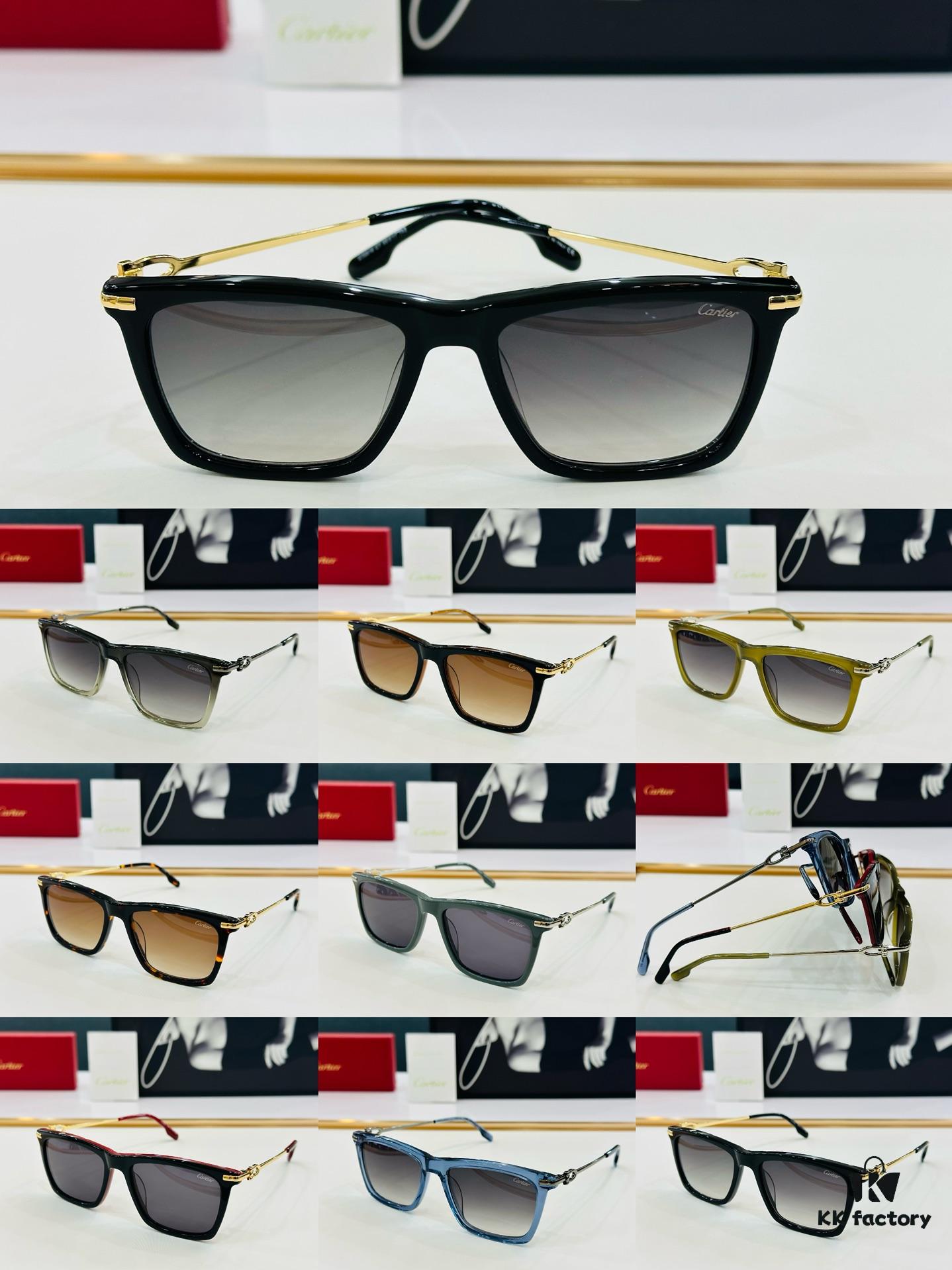 Cartier CT0516 Size: 55□17-145, Small Frame, Universal Fit, Minimalist and Elegant, Stylish Unisex Eyewear for Fashion and Daily Wear