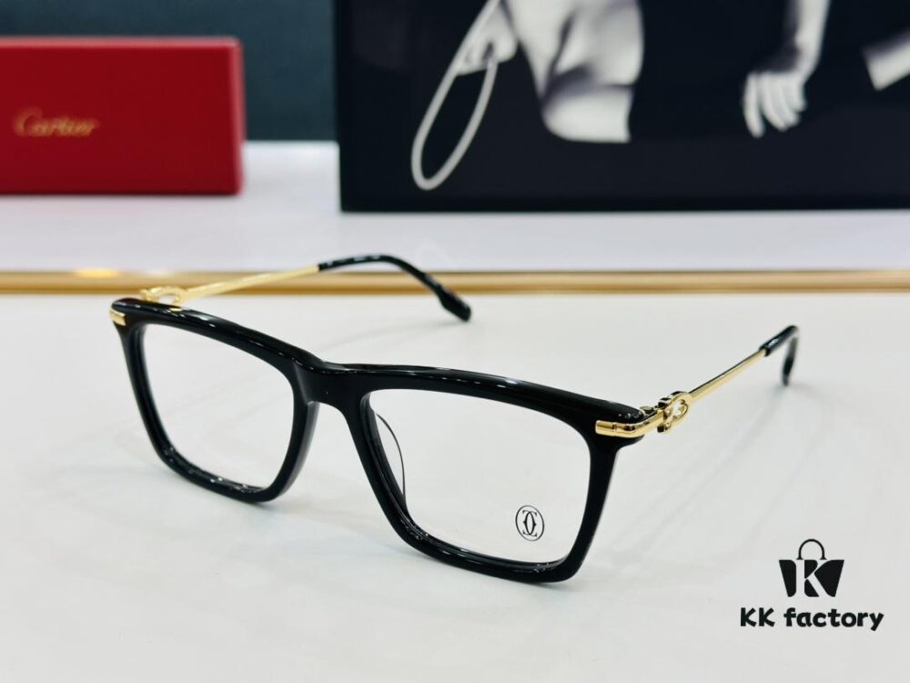 Cartier CT0516 Size: 55□17-145, Small Frame, Universal Fit, Minimalist and Elegant, Fashionable Unisex Sunglasses