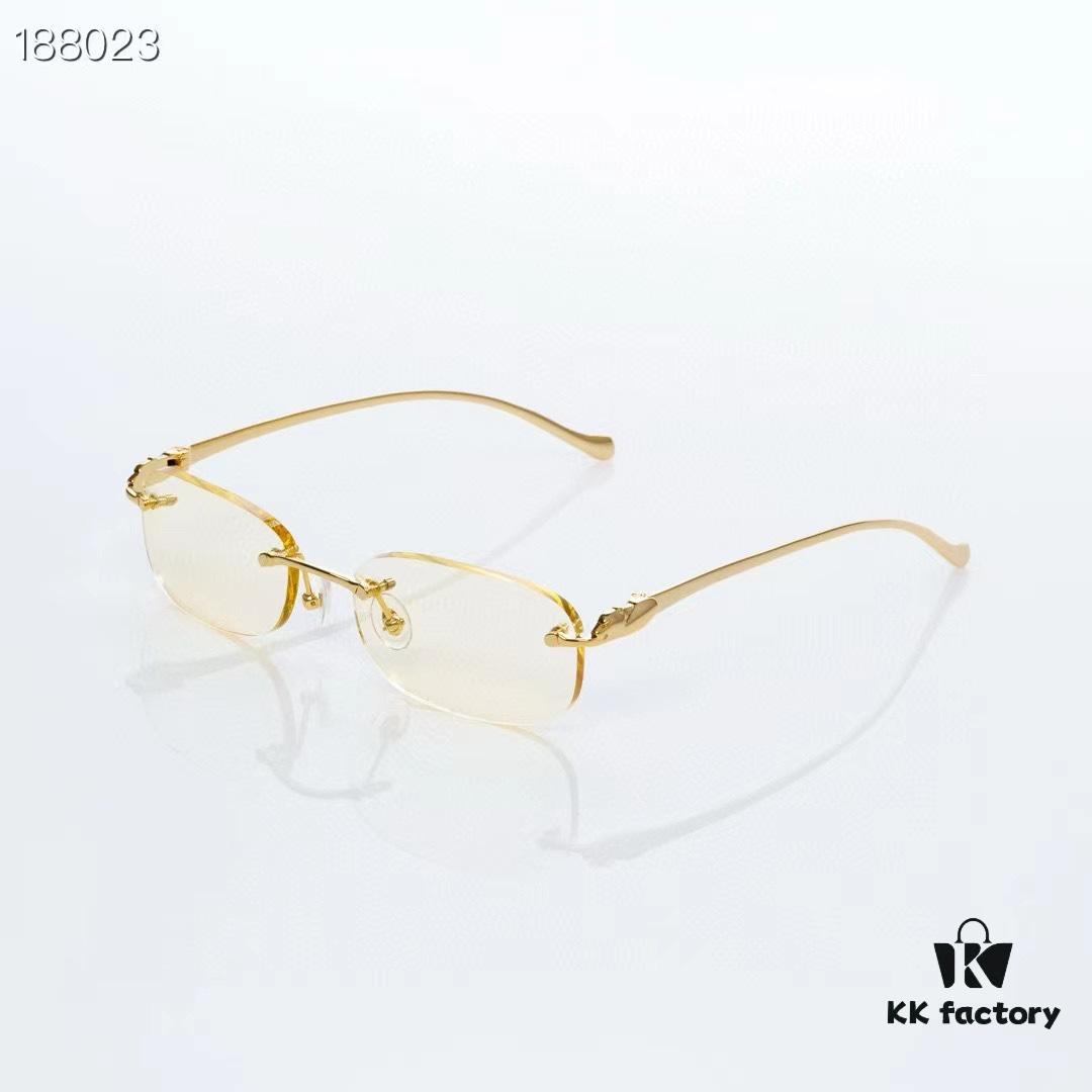 CARTIER Metal Frame Sunglasses Model CT00061 Size 55-18-145