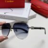 Cartier 2024 Retro Double-Bridge Prescription Sunglasses with UV Protection, Oversized Frame for Men, Driving Sunglasses
