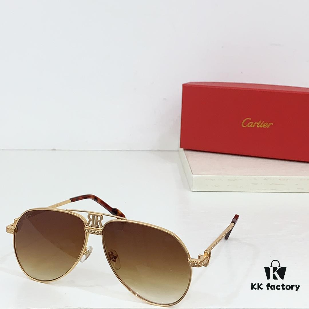 150 Cartier ☀️ Model: CT 0516S 💫 Size: 61-12-145 Sunglasses