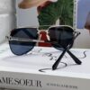 Cartier 2024 New Unframed Pilot Oversized Sunglasses for Men, Large Round Slimming Aviator Glasses, Men's Fashion Sun Glasses
