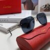 Cartier 2024 New Unframed Pilot Oversized Sunglasses for Men, Large Round Slimming Aviator Glasses, Men's Fashion Sun Glasses