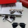 Cartier 2024 New Unframed Pilot Oversized Sunglasses for Men, Large Round Slimming Aviator Glasses, Men's Fashion Sun Glasses