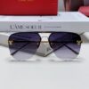 Cartier 2024 New Round Frame Unisex European Luxury Aviator Engraved Sunglasses