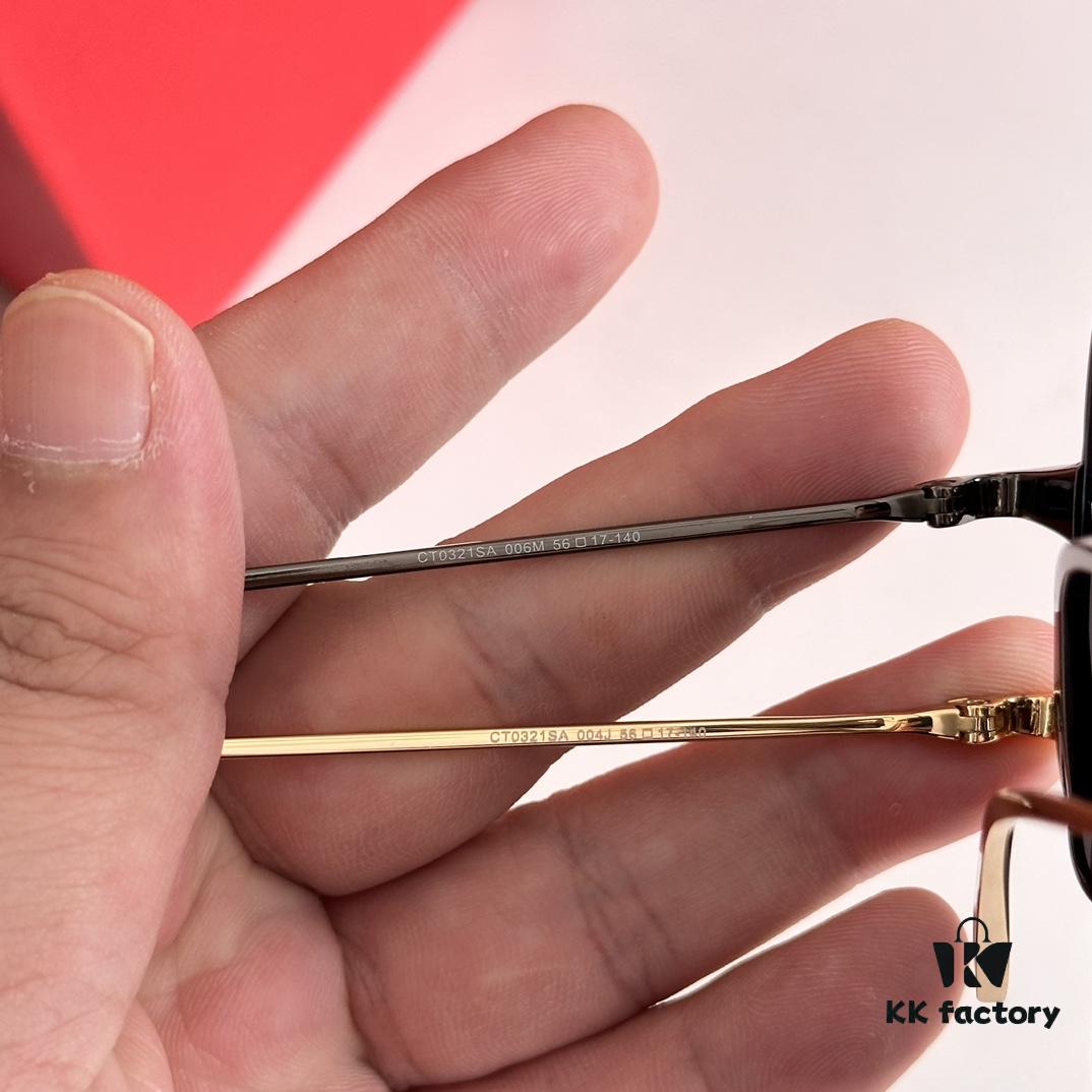 Cartier CT0321SA Sunglasses, Size 56□17-140