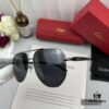 French Cartier - Cartier | Polarized Resin HD Lenses | Lightweight Metal Frame for Comfortable Wear | Unisex Sunglasses Model 53688