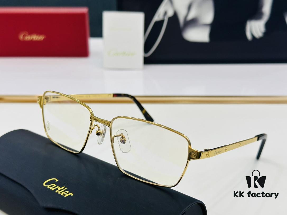 Cartier CT0482O Size: 54-18-142, Universal Frame Shape, Comfortable Fit, Suitable for Prescription Lenses 👌 Eyeglasses Sunglasses