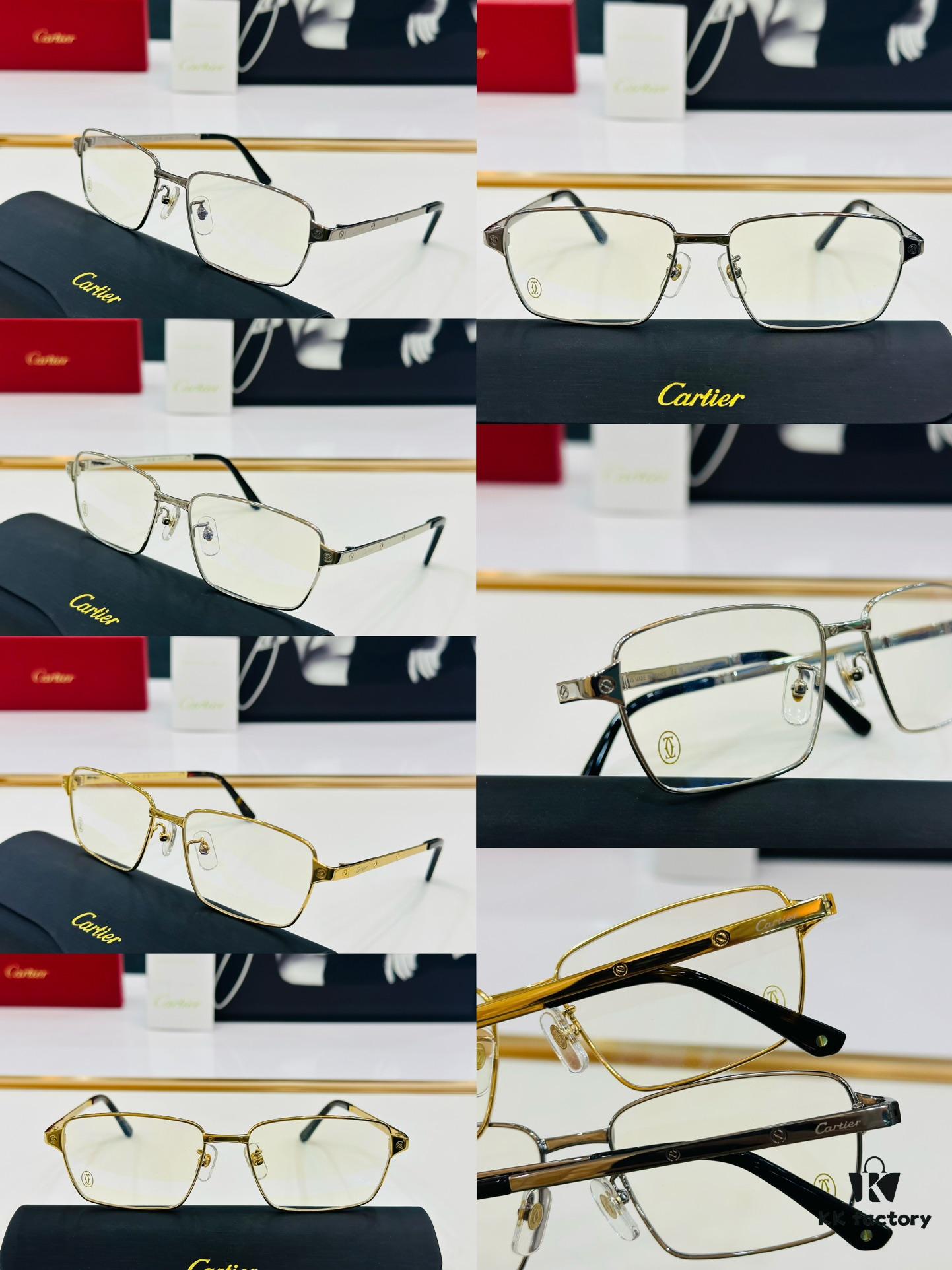 Cartier CT0482O Size: 54-18-142, Universal Frame Shape, Comfortable Fit, Suitable for Prescription Lenses 👌 Eyeglasses Sunglasses