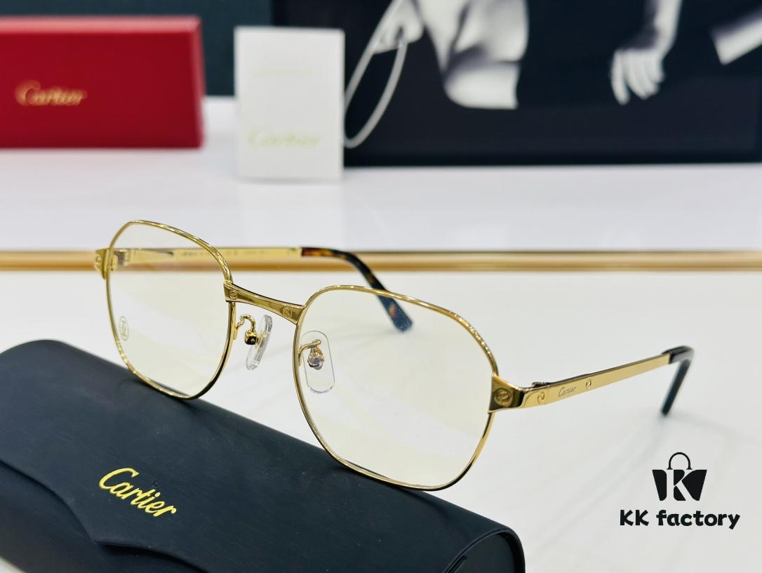 Cartier - CT0441O Size: 54×18-142, Universal Face Shape Fit, Comfortable to Wear, Can Be Fitted with Prescription Lenses 👌 Eyeglasses Sunglasses