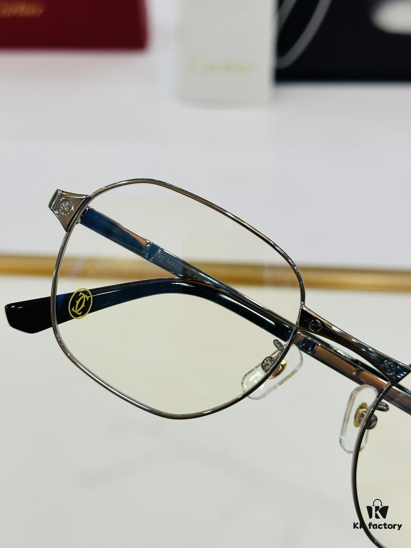 Cartier - CT0441O Size: 54×18-142, Universal Face Shape Fit, Comfortable to Wear, Can Be Fitted with Prescription Lenses 👌 Eyeglasses Sunglasses