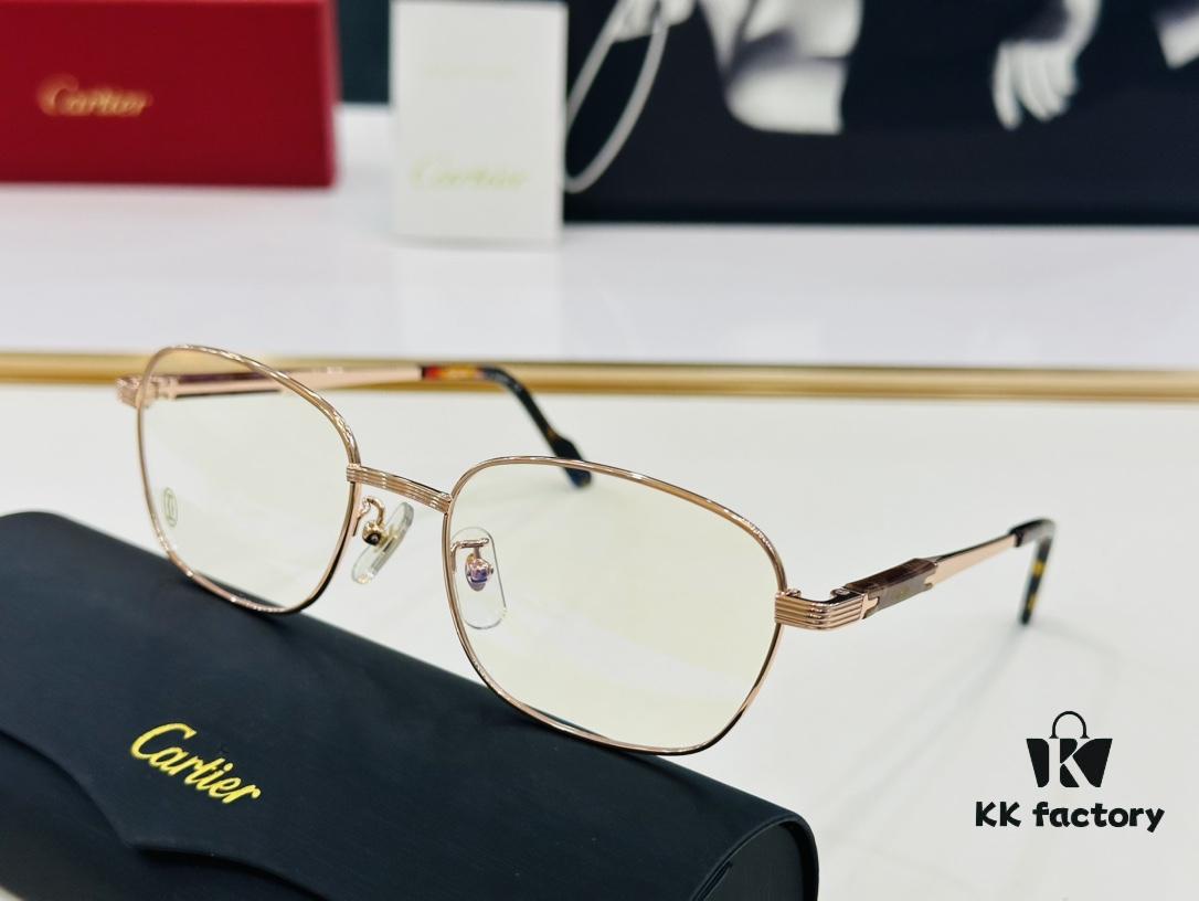 Cartier CT0488O Size: 54□18-142 Universal Frame Shape Comfortable Fit Suitable for All Face Types Can Be Fitted with Prescription Lenses 👌 Eyeglasses Sunglasses
