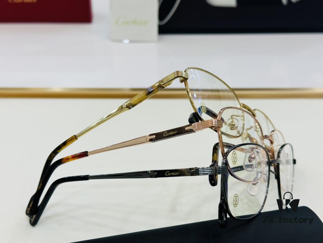 Cartier CT0488O Size: 54□18-142 Universal Frame Shape Comfortable Fit Suitable for All Face Types Can Be Fitted with Prescription Lenses 👌 Eyeglasses Sunglasses