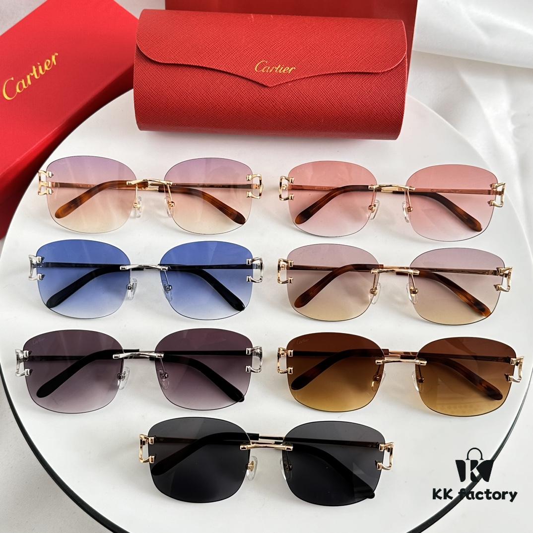 Authentic Cartier CT0032RS Sunglasses, Arrived in Full Color Options, Size: 52-19-145