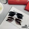 French Cartier - Cartier | Polarized Resin HD Lenses | Lightweight Metal Frame for Comfortable Wear | Unisex Sunglasses Model 80771
