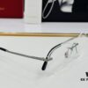 Cartier CT12960 Unisex Optical Frame, Size 57□15-145, Titanium Material, Minimalist and Elegant Design, Fits All Face Shapes, Suitable for Prescription Lenses