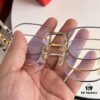 New Arrival Authentic Rare Palladium Electroplated Cartier Classic Metal Frame Eyeglasses CT0441OA Size 51-21-145