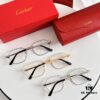 New Arrival Authentic Rare Palladium Electroplated Cartier Classic Metal Frame Eyeglasses CT0441OA Size 51-21-145