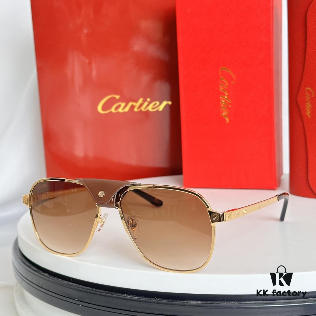 Cartier CT0165S Sunglasses, Size 58-16-145