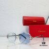 CARTIER Cut-Edge Curved Design Photochromic Lens Eyewear Model CT0092 Size 55-18-145