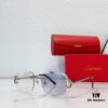 CARTIER Cut-Edge Curved Design Photochromic Lens Eyewear Model CT0092 Size 55-18-145