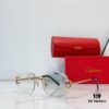 CARTIER Cut-Edge Curved Design Photochromic Lens Eyewear Model CT0092 Size 55-18-145