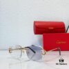 CARTIER Cut-Edge Curved Design Photochromic Lens Eyewear Model CT0092 Size 55-18-145