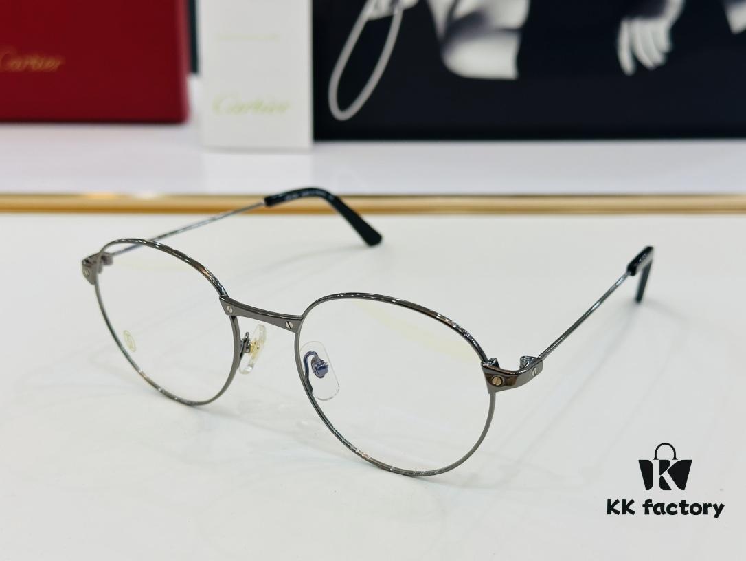 Cartier CT0405O Size 52□19-145 Men's Sunglasses – Universal Fit, Comfortable Wear, Suitable for All Face Shapes, Can Be Fitted with Prescription Lenses