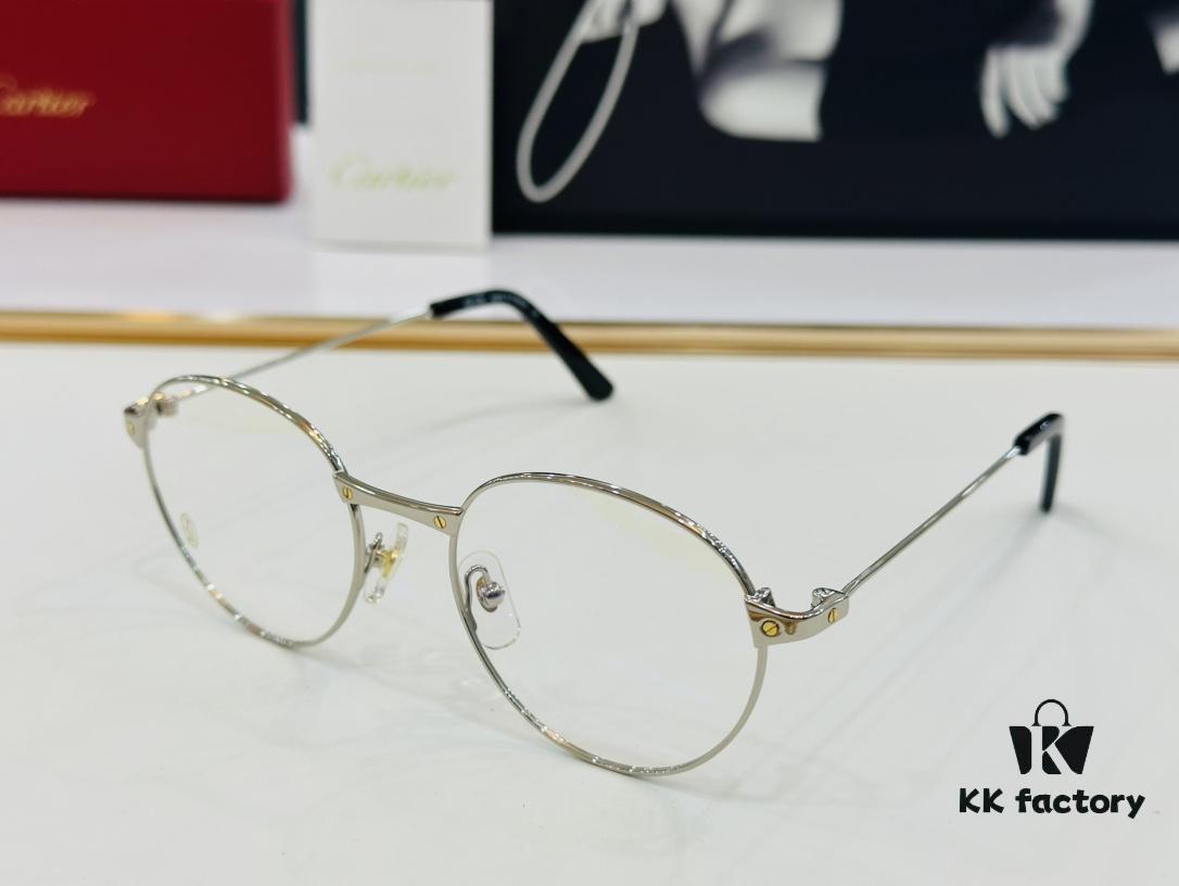 Cartier CT0405O Size 52□19-145 Men's Sunglasses – Universal Fit, Comfortable Wear, Suitable for All Face Shapes, Can Be Fitted with Prescription Lenses