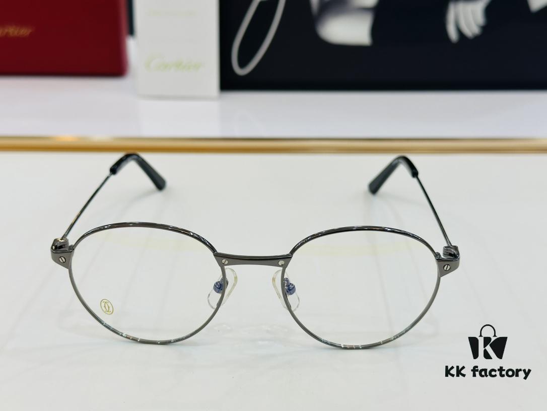 Cartier CT0405O Size 52□19-145 Men's Sunglasses – Universal Fit, Comfortable Wear, Suitable for All Face Shapes, Can Be Fitted with Prescription Lenses