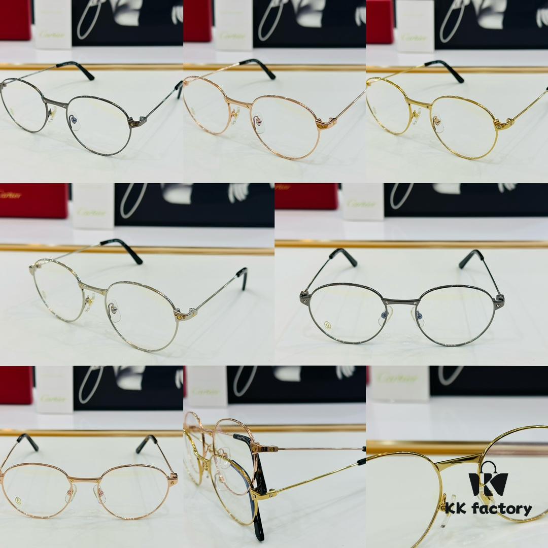 Cartier CT0405O Size 52□19-145 Men's Sunglasses – Universal Fit, Comfortable Wear, Suitable for All Face Shapes, Can Be Fitted with Prescription Lenses