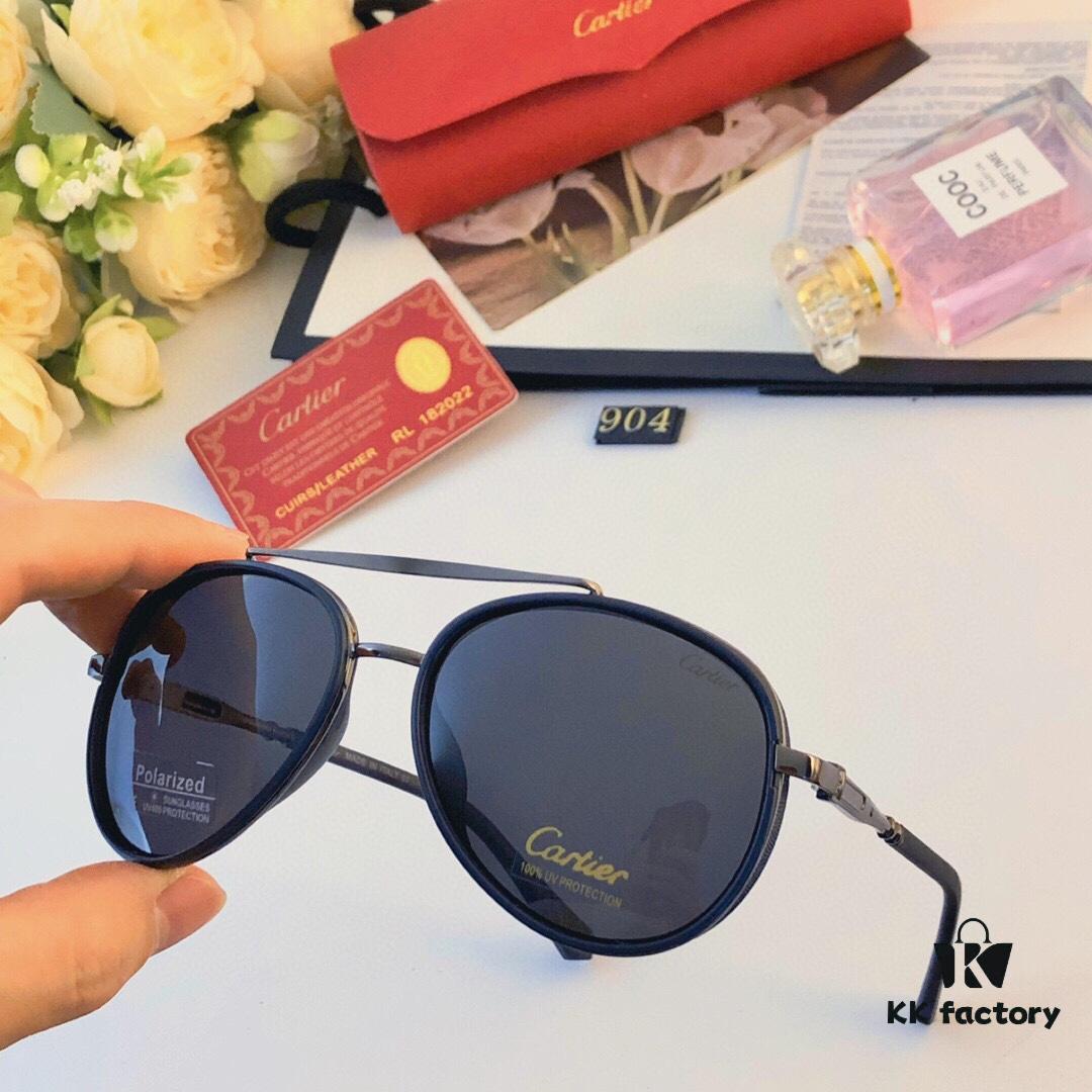 Cartier New Fashion Sunglasses, Stylish Unisex UV Protection Sun Glasses, Cool Aviator Shades